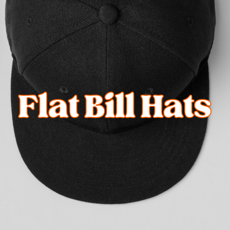 Flat Bill Hats