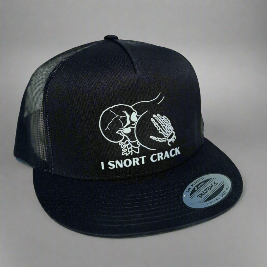 QUICK ORDER I Snort Cr*ck Hat - DTF printed design