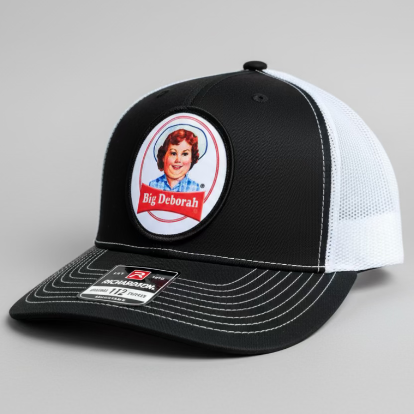 QUICK ORDER Big Deborah Hat - Black/ White 112 – Rusty Lids