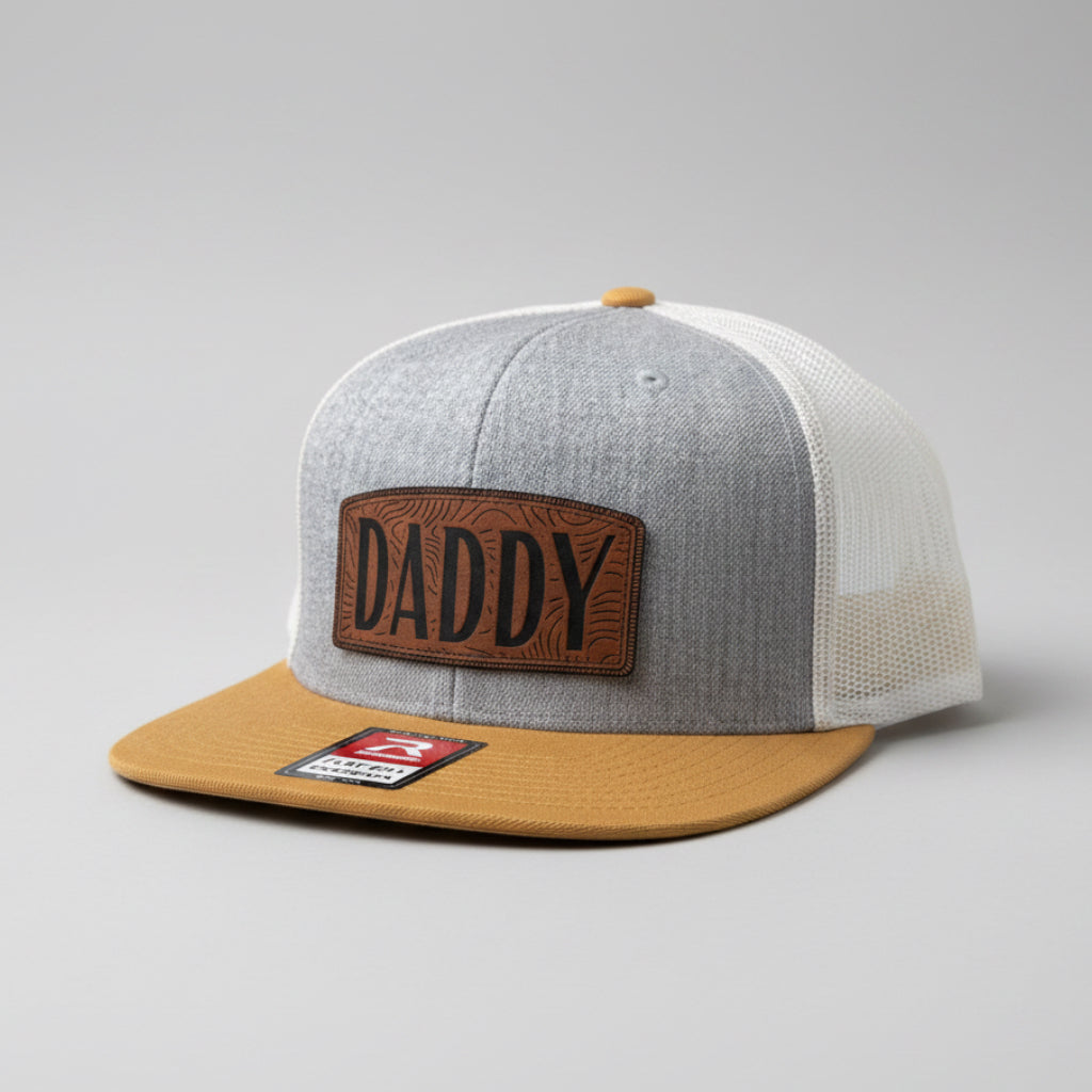 QUICK ORDER Daddy hat - leather patch
