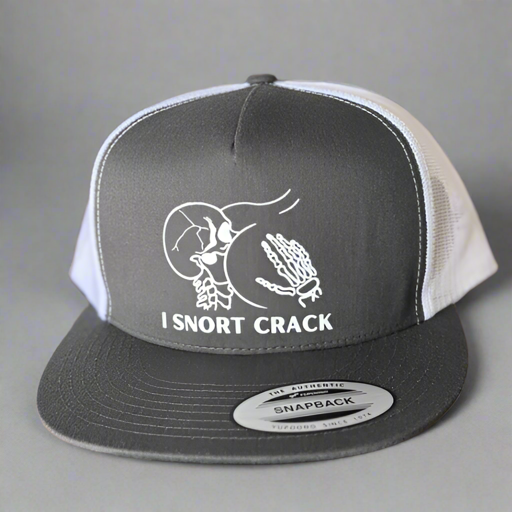 QUICK ORDER I Snort Cr*ck Hat - DTF printed design