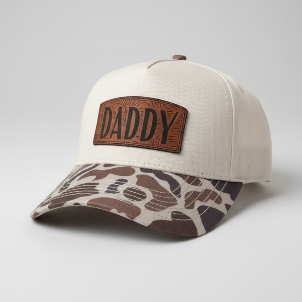 QUICK ORDER Daddy hat - leather patch