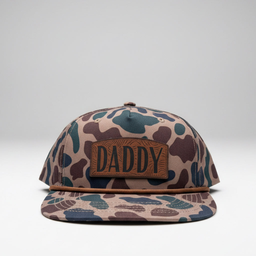 QUICK ORDER Daddy hat - leather patch