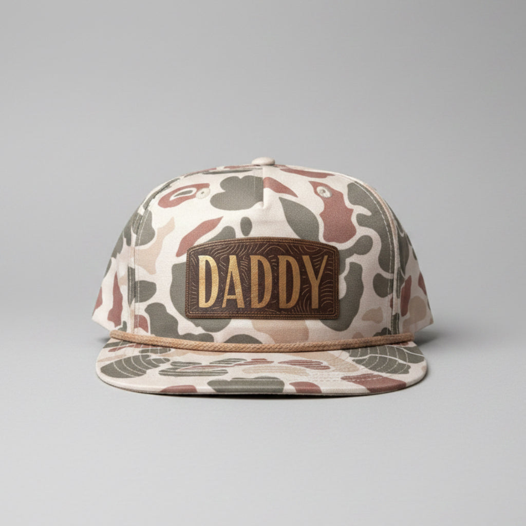 QUICK ORDER Daddy hat - leather patch