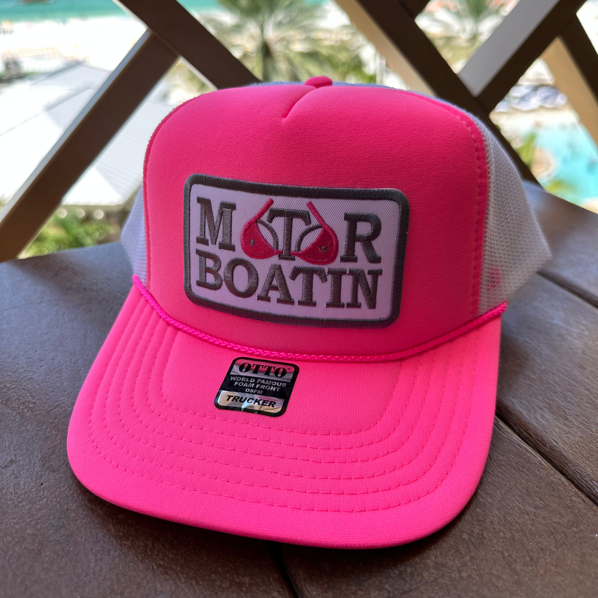 QUICK ORDER Motor Boatin Hat - Heather/White 112 – Rusty Lids