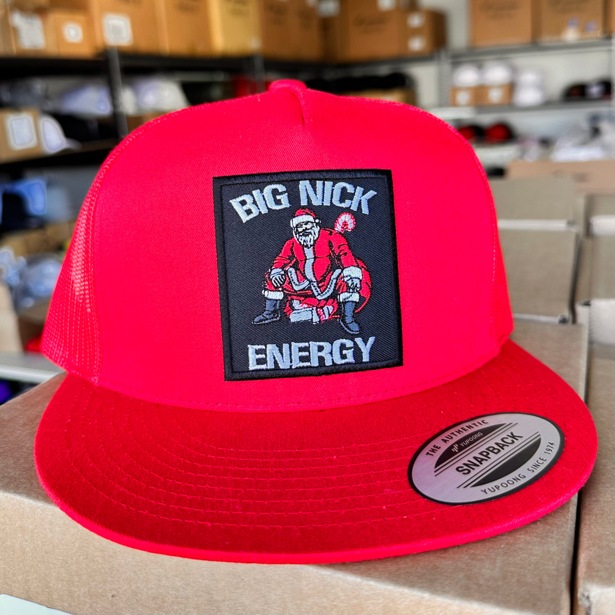 QUICK ORDER Big Nick Energy Hat - Solid Red 6006 - Rusty Lids