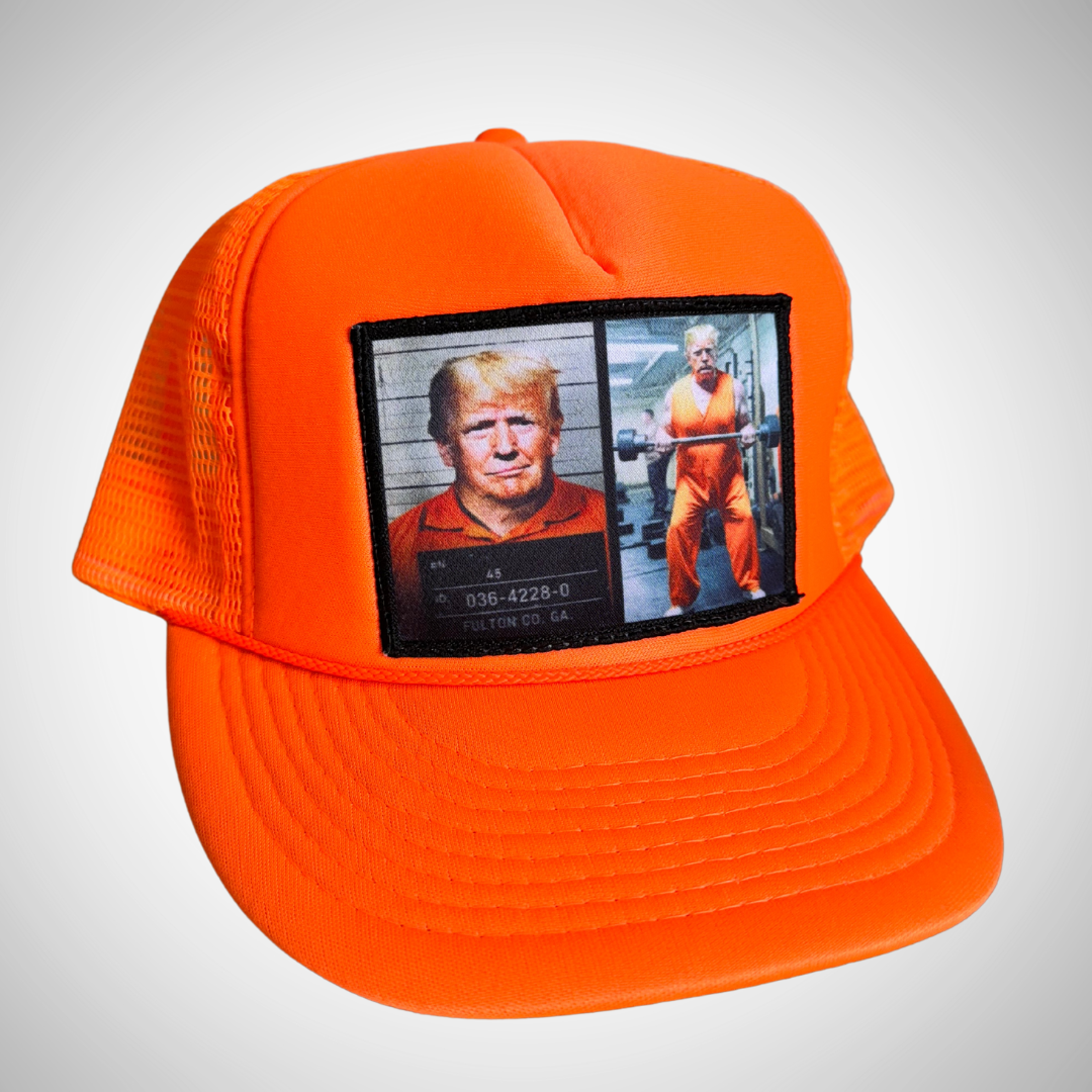 QUICK ORDER Trump Lifting Weights Hat - Black 6006