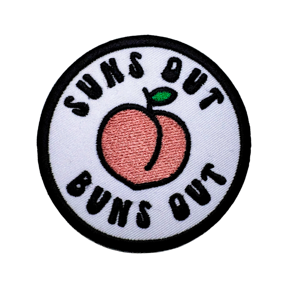 Suns Out Buns Out Patch embroidered Rusty Lids