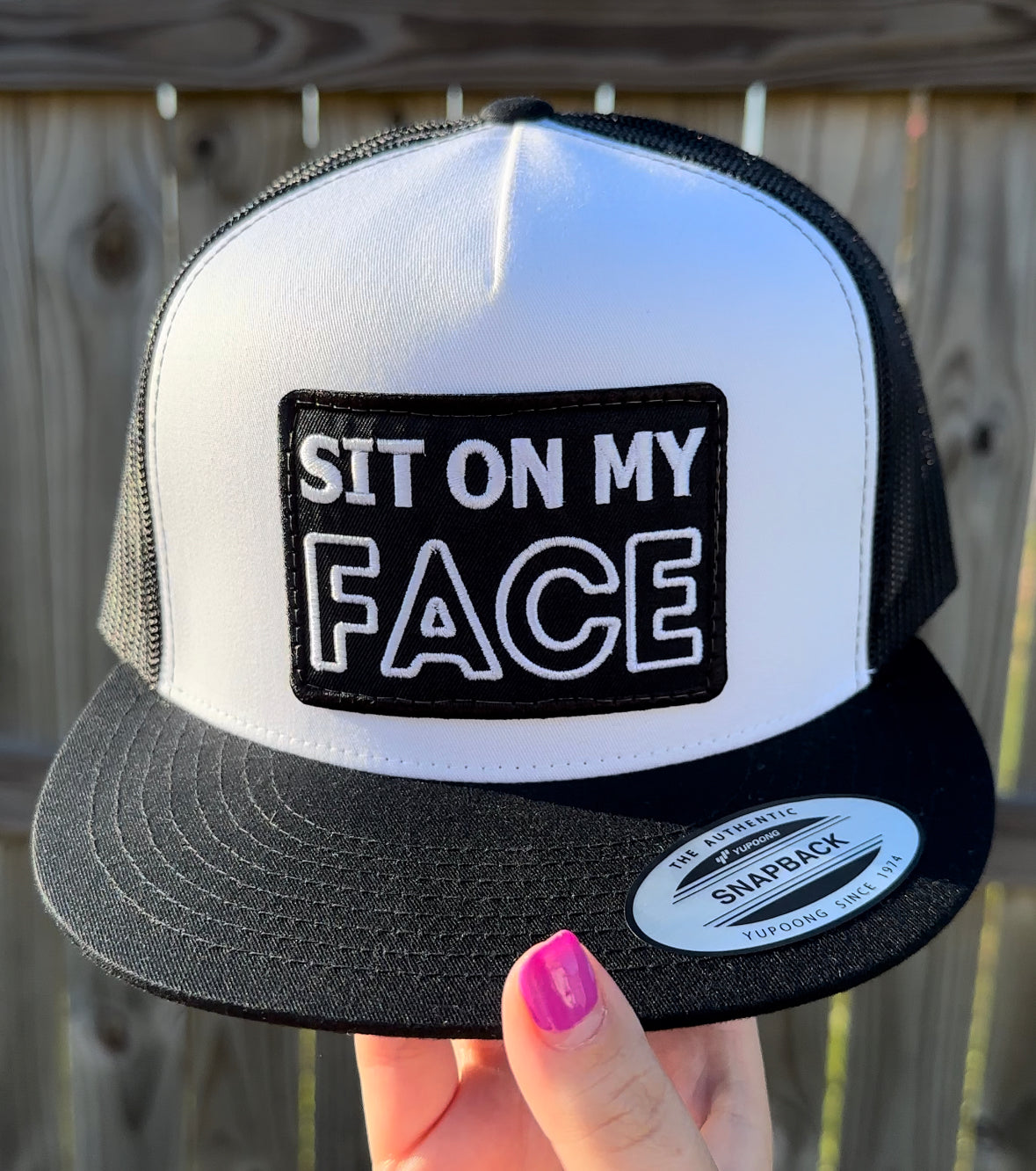 Sit On My Face Flat Cap Classic Adjustable Baseball Caps for Men 並行輸入品 Sit on My Face Hat - Etsy UK