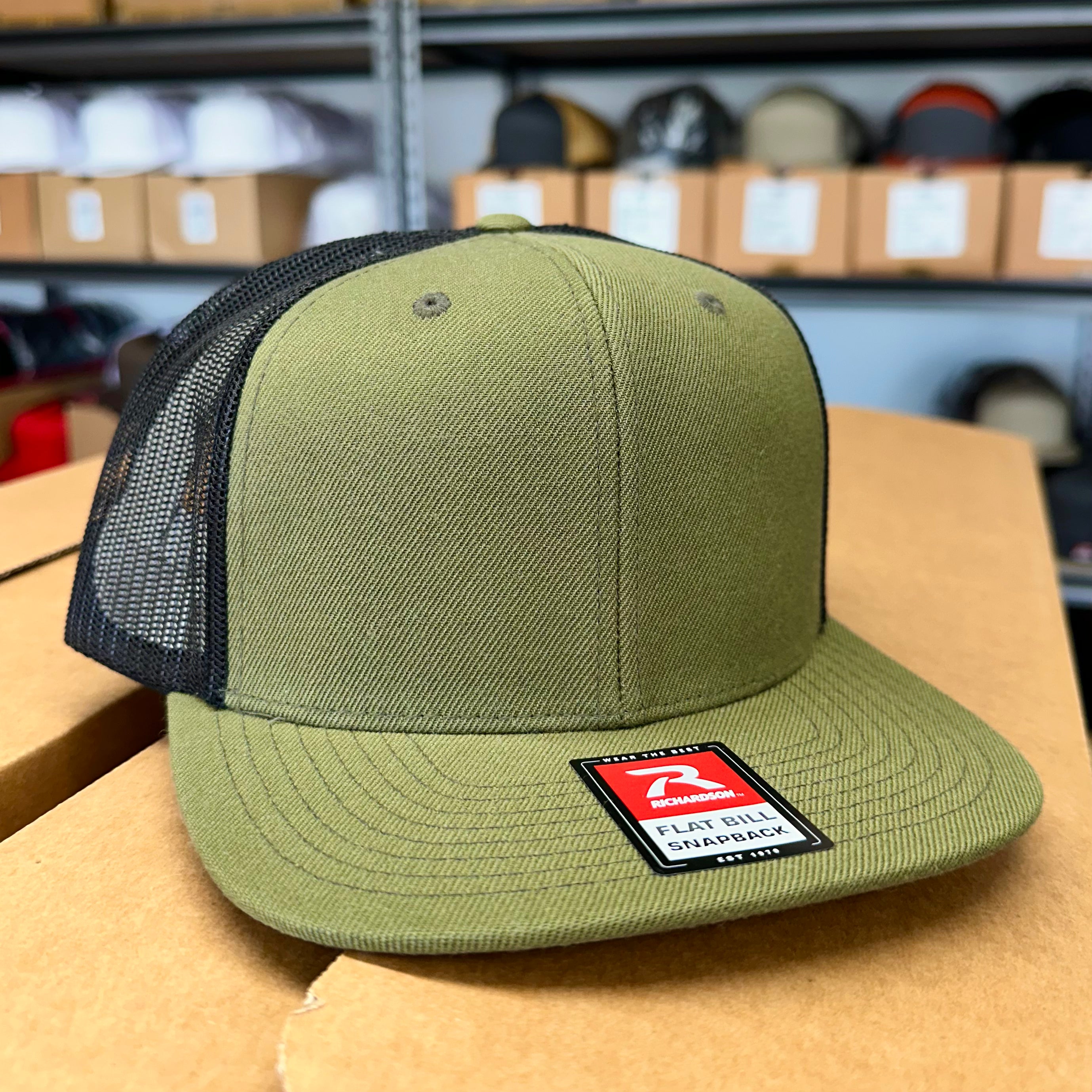 Richardson flat bill hats sales