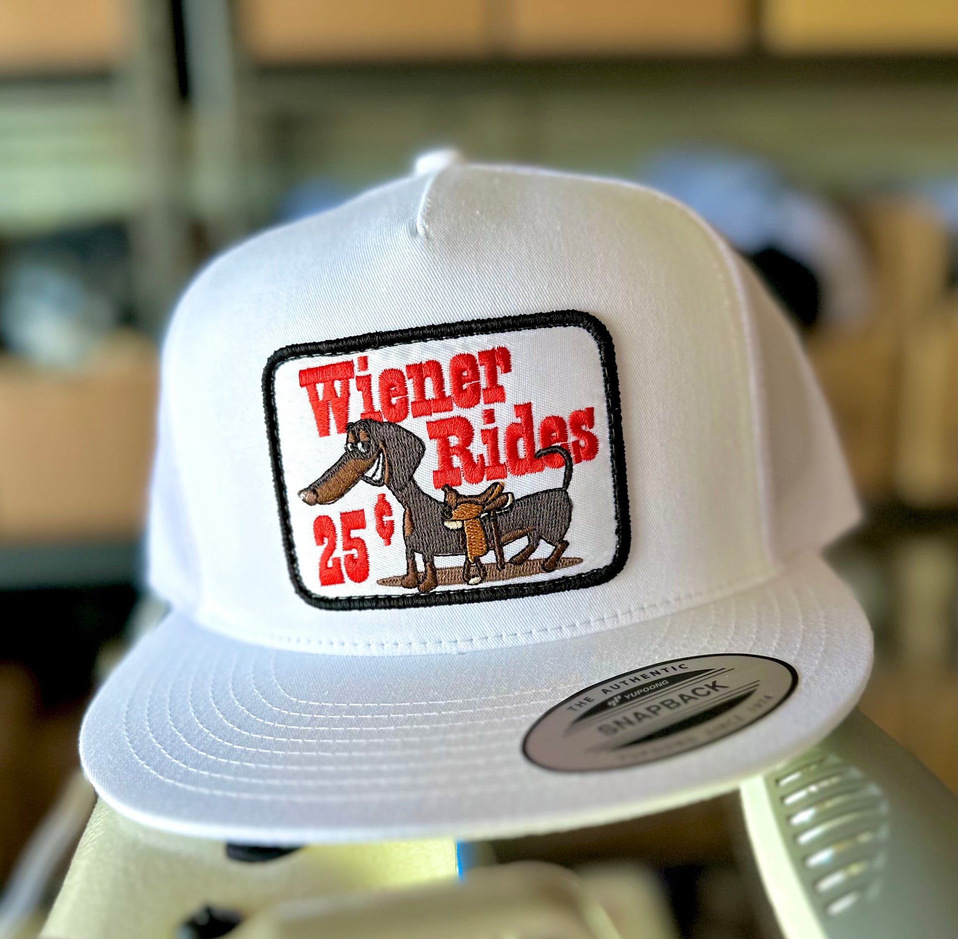 QUICK ORDER COMBO Wiener Rides Hat - White – Rusty Lids