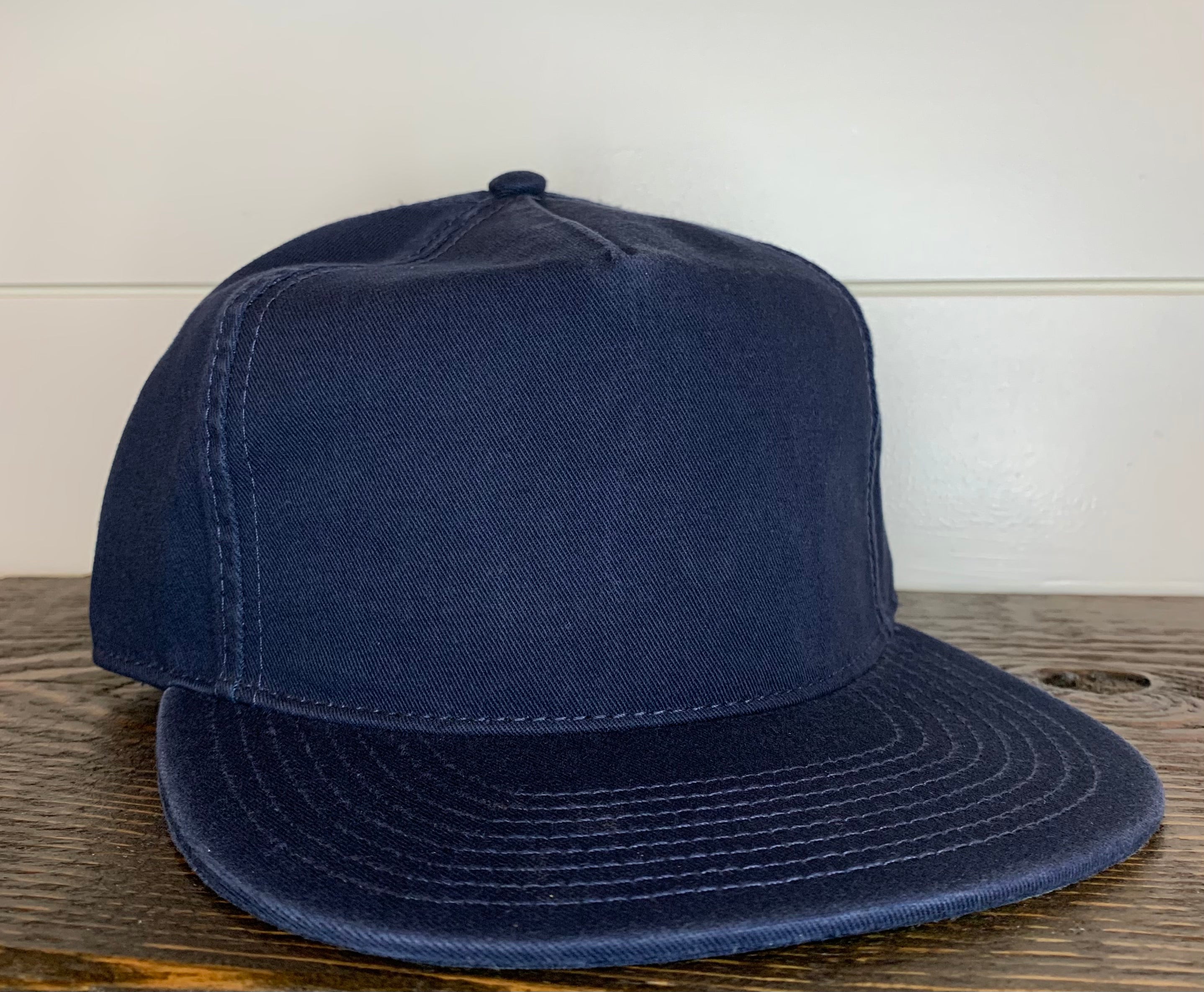 Otto Flat Bill Hat - Navy – Rusty Lids