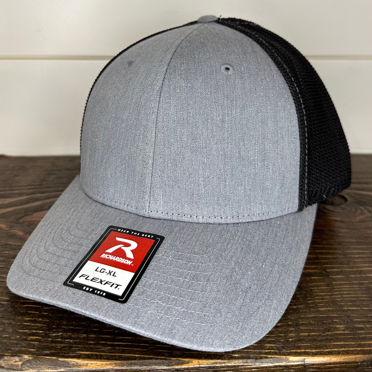 FLEXFIT Hat Grey/ Lids Richardson XL Black LG/ Heather Trucker R-Flex 110 Rusty - –