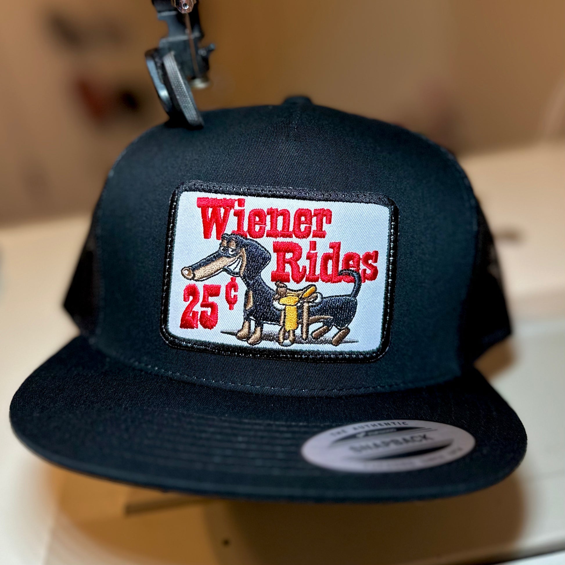 Wiener Rides QUICK ORDER COMBO Wiener Rides Hat - Black – Rusty Lids