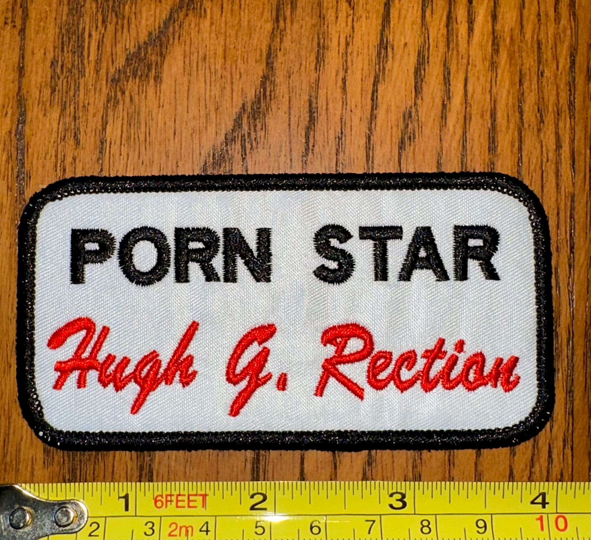 Porn Star 4 G - Porn Star Hugh G. Rection Patch â€“ Rusty Lids